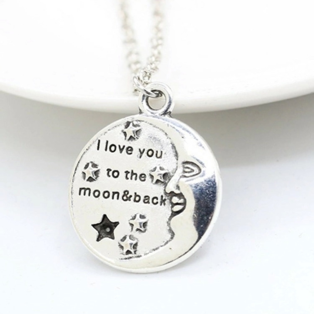 “Love you to the moon and back” Necklace
